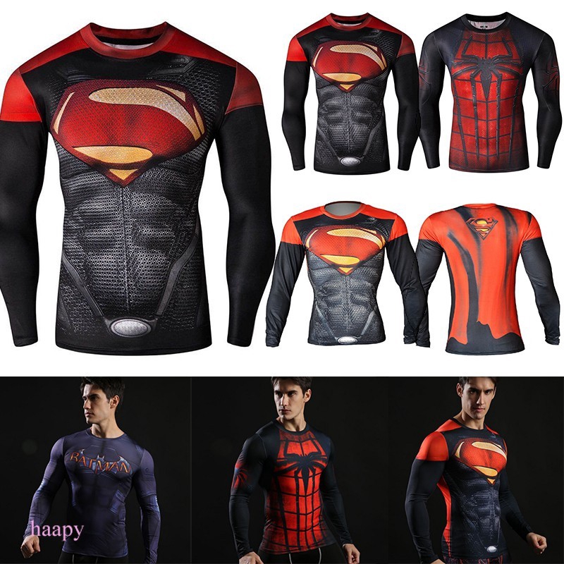 superman tight t shirt