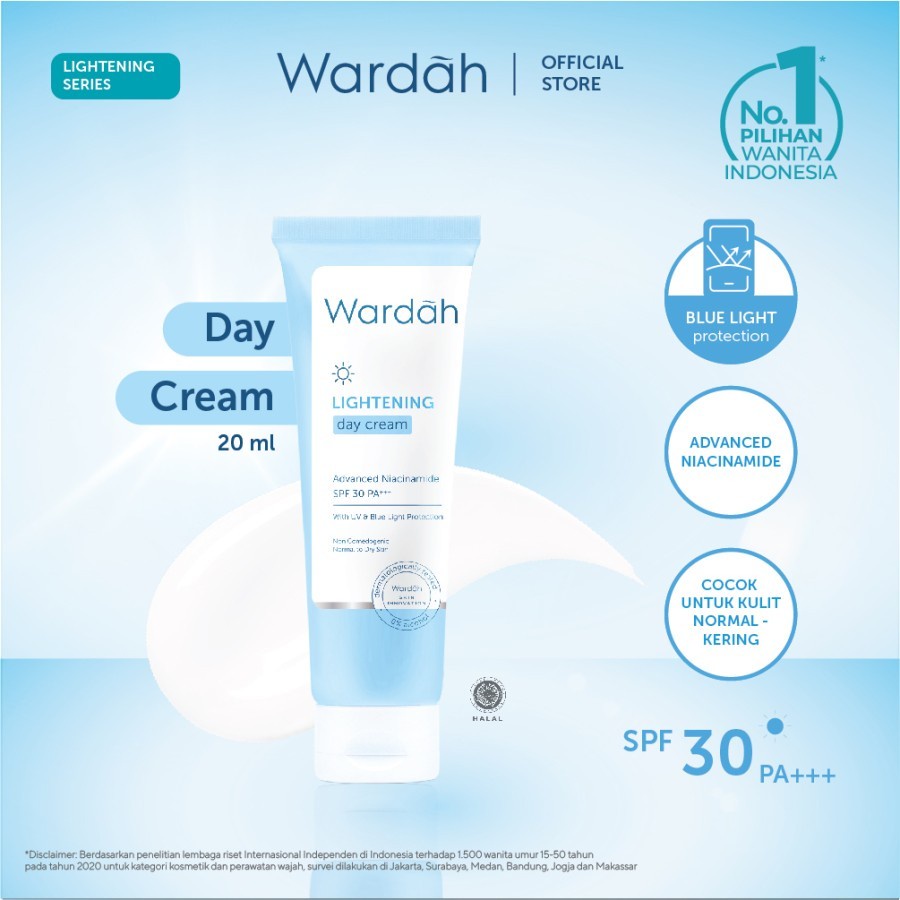 Day Cream Wardah LIGHTENING DAY Cream Advanced Niacinamide 20ml ...