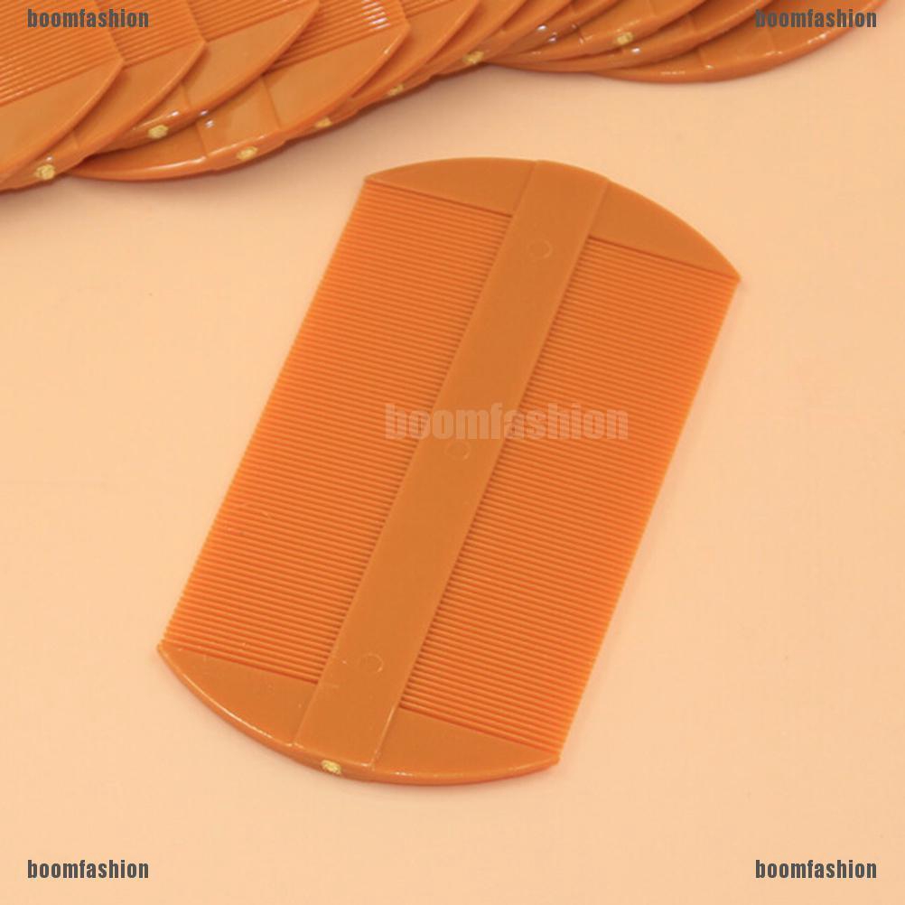2pcs Double Sided Nit Fine Tooth Head Lice Hair Combs Flea Plastic