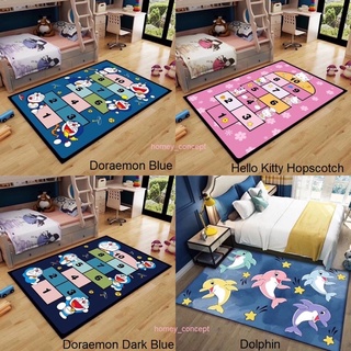 Karpet Cartoon 5d Velvet Hello Kitty Doraemon Dolphin Ready Stock Size 160 200cm Shopee Malaysia