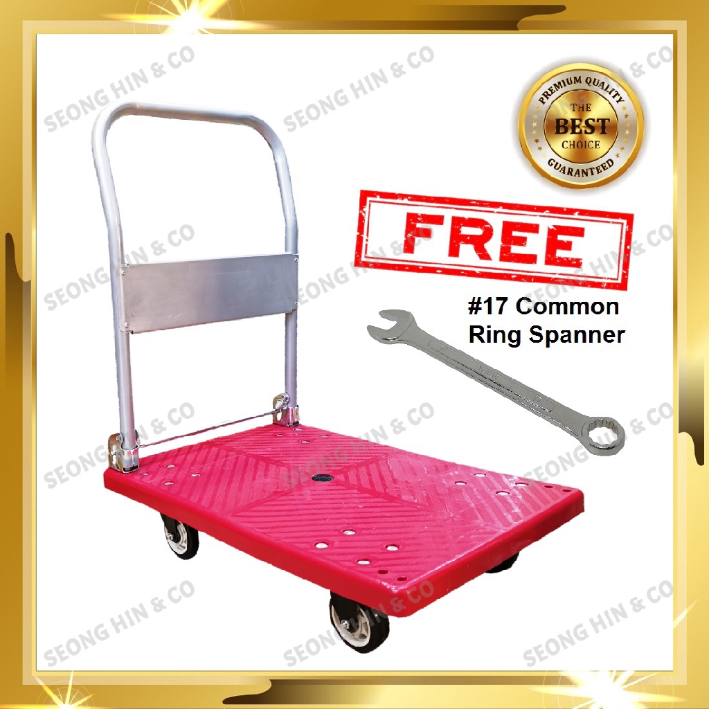 Pvc 150kg / 300kg foldable heavy duty trolley platform hand truck BeeCost