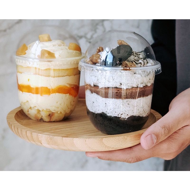 Buy 360ml U Shaped Cup Fruit Cake Milk Cup Ice Cream Cup Dessert Cup Bekas Air Boba Chocolate Mousse Baking Cupcake Seetracker Malaysia