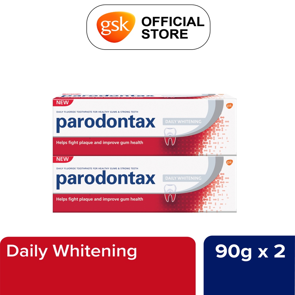 [Value Pack] Parodontax Daily Whitening Toothpaste to Help Fight and