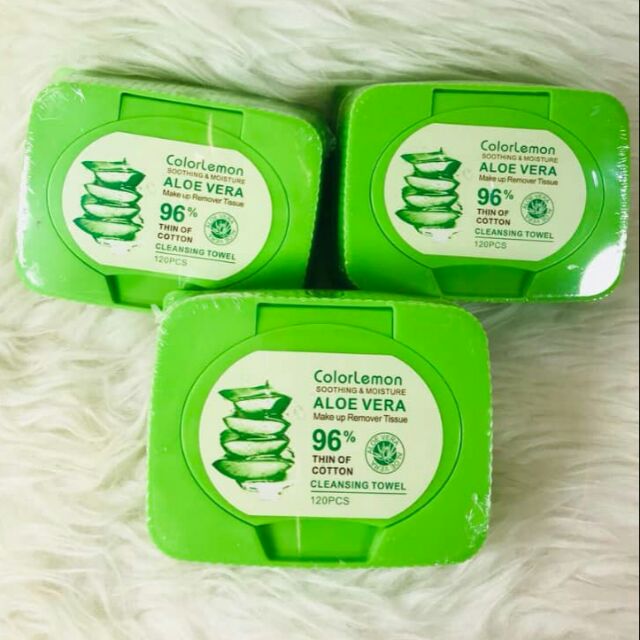 aloe vera makeup remover wipes