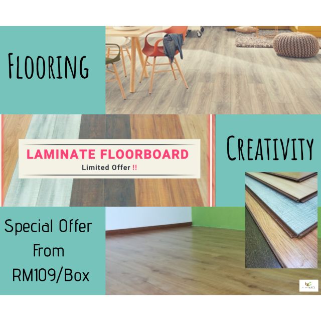 Laminate Flooring 8mm 12mm Shopee Malaysia