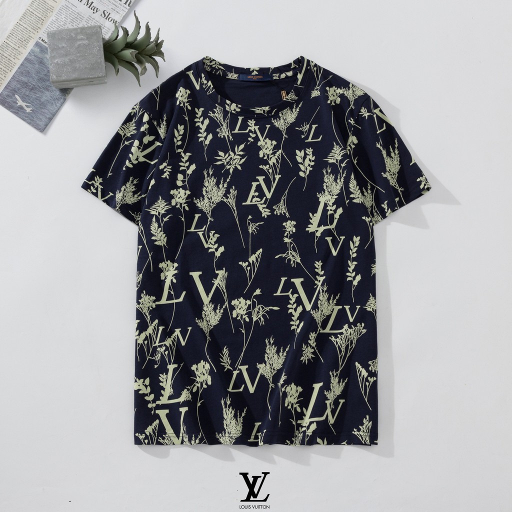 louis vuitton leaf discharge shirt