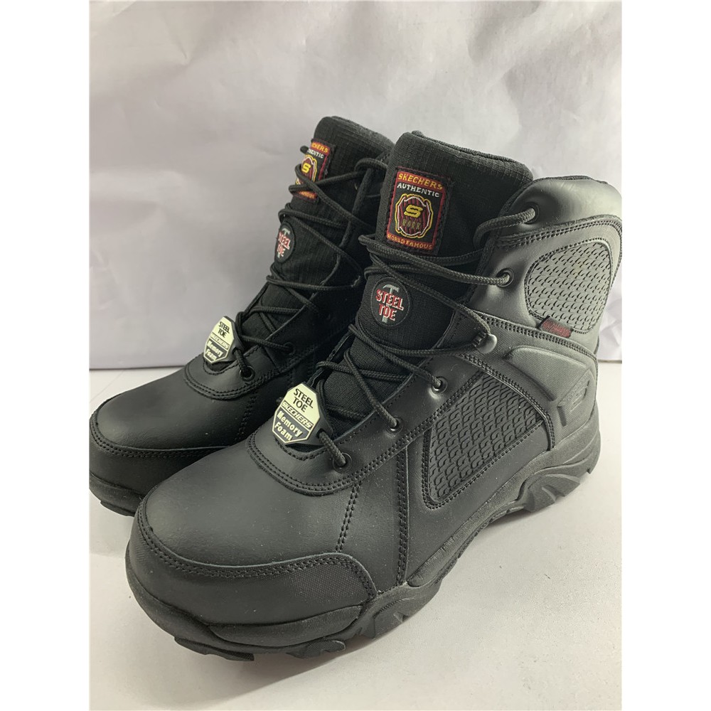 slip resistant steel toe safety shoes