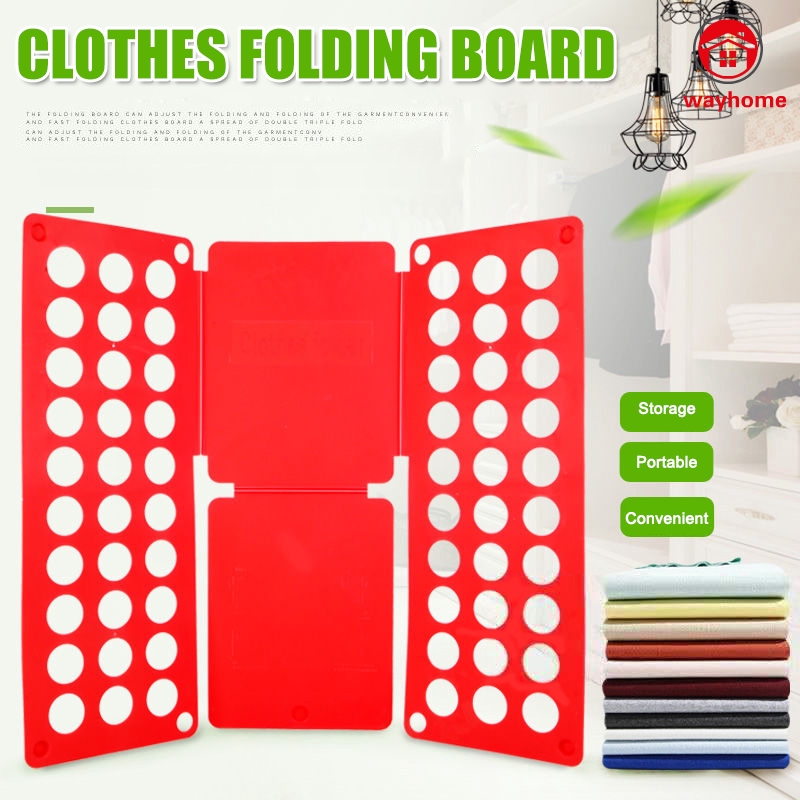 Clothes T-Shirt Folder Magic Folding Flip Board Fast Laundry Organizer 40*16*1cm