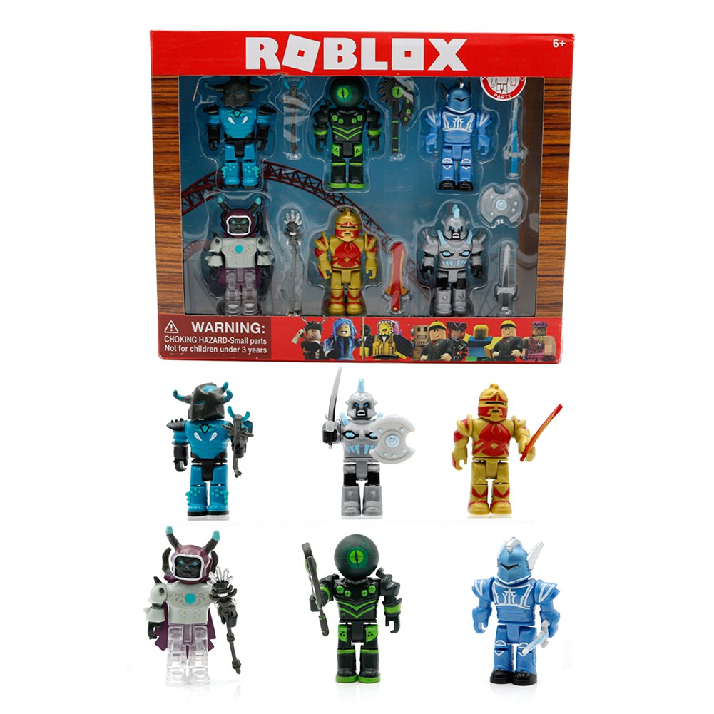 Virtual World Roblox Figures Blocks Doll Robot Mermaid World Champion Shopee Malaysia - c3bo robux