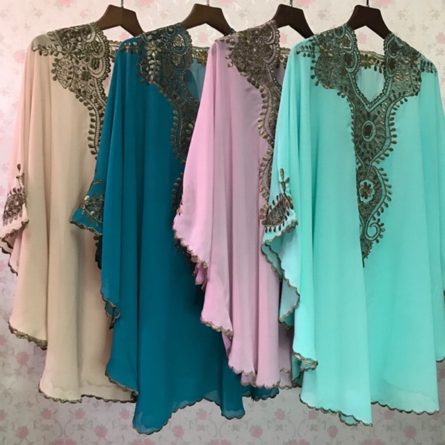 blouse kaftan chiffon