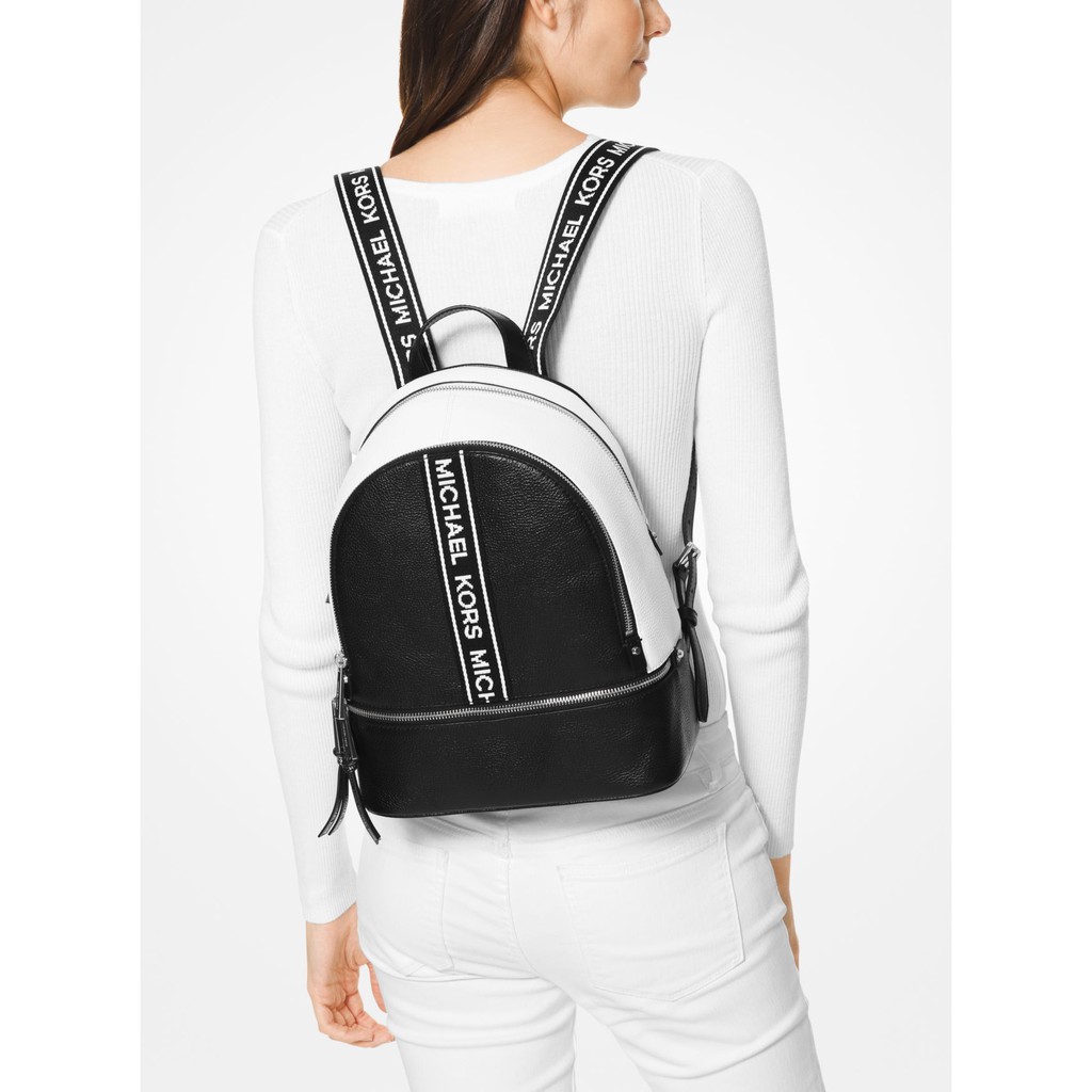 michael kors rhea medium logo backpack