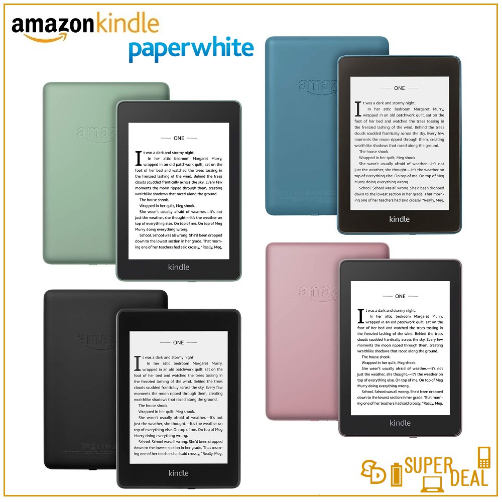 Latest Model Amazon Kindle Paperwhite 4 8gb 32gb Now Waterproof With 2x The Storage Ad Supported Shopee Malaysia