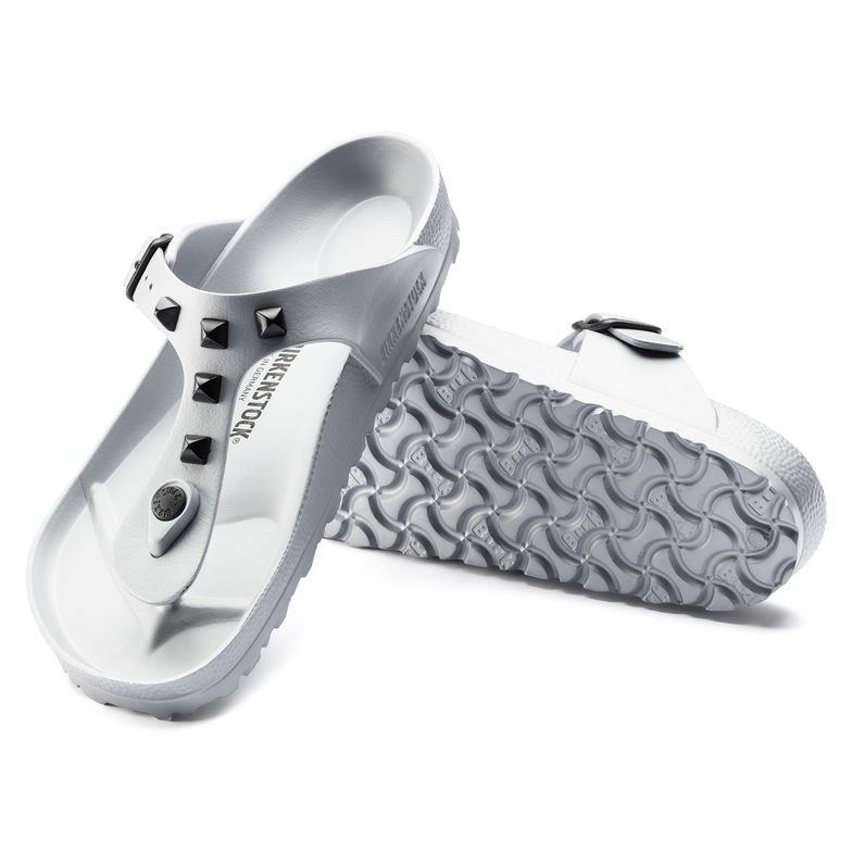 birkenstock gizeh eva silver