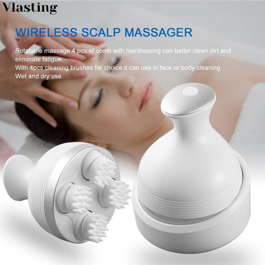 VL⬆Electric Head Massage Wireless Scalp Massager Promote Hair Growth Tools  | Shopee Malaysia