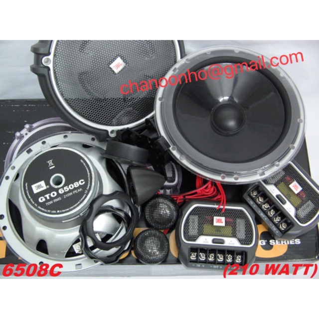 New JBL GTO608C 210 Watt GTO Series 6.5" 2-Way Component Speaker System 6-1/2"