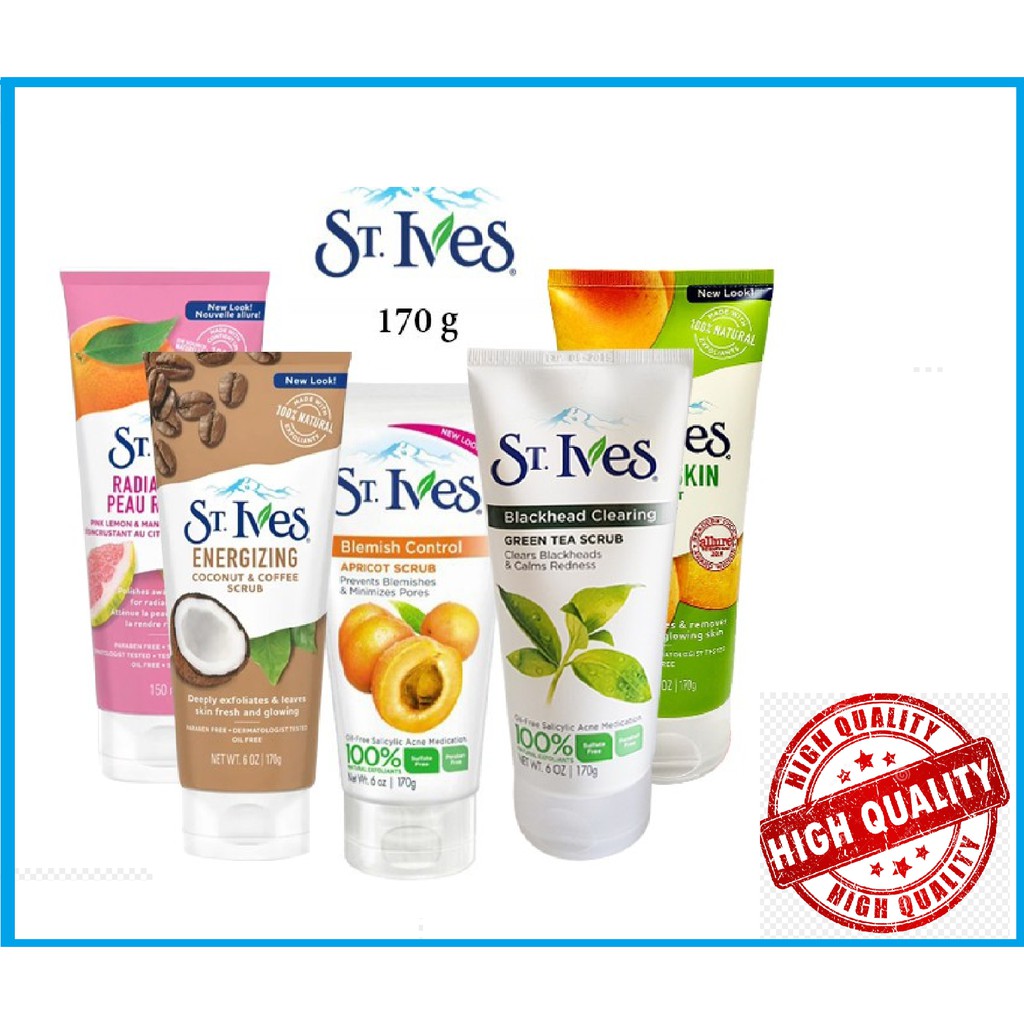 st ives blemish control green tea scrub