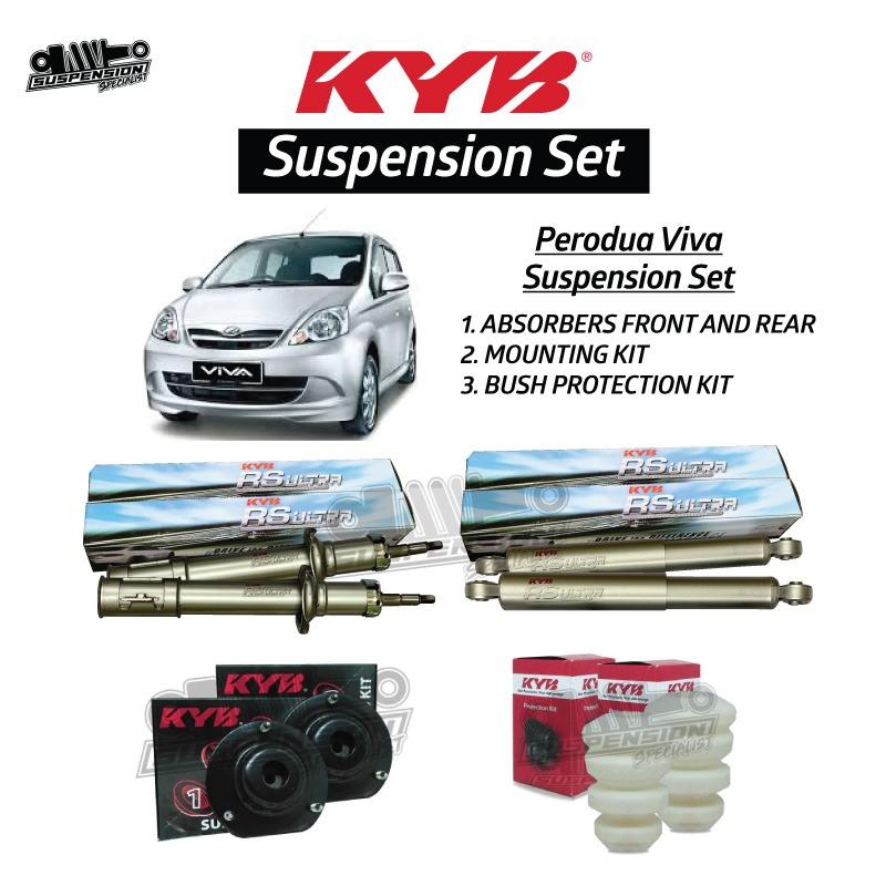 Perodua Viva Full Package Absorber Front And Rear Mounting