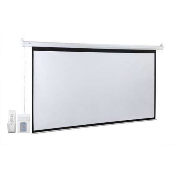 Meki 10x10 (120"x120") Motorized Projector Screen with Wireless