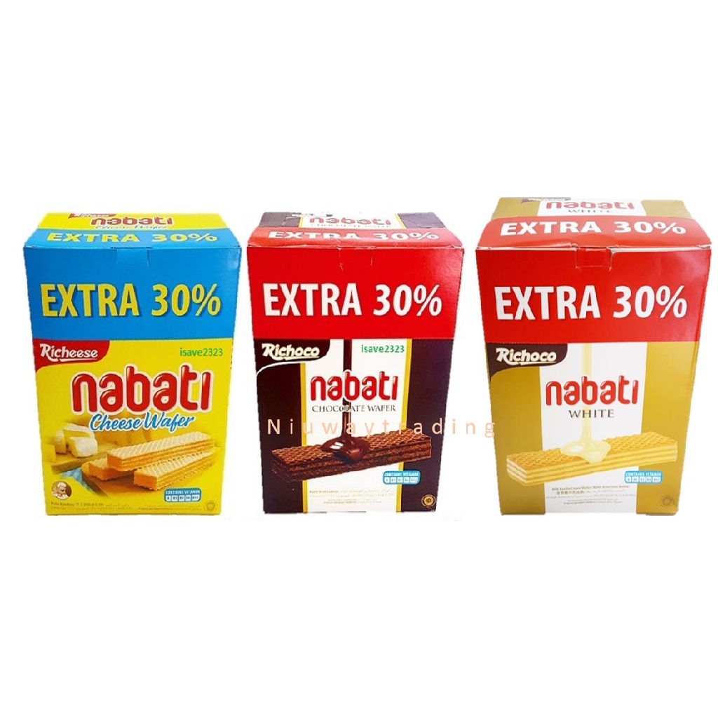 NABATI RICHEESE/RICHOCO WAFER EXTRA 30% BOX 20'S 16g | Shopee Malaysia