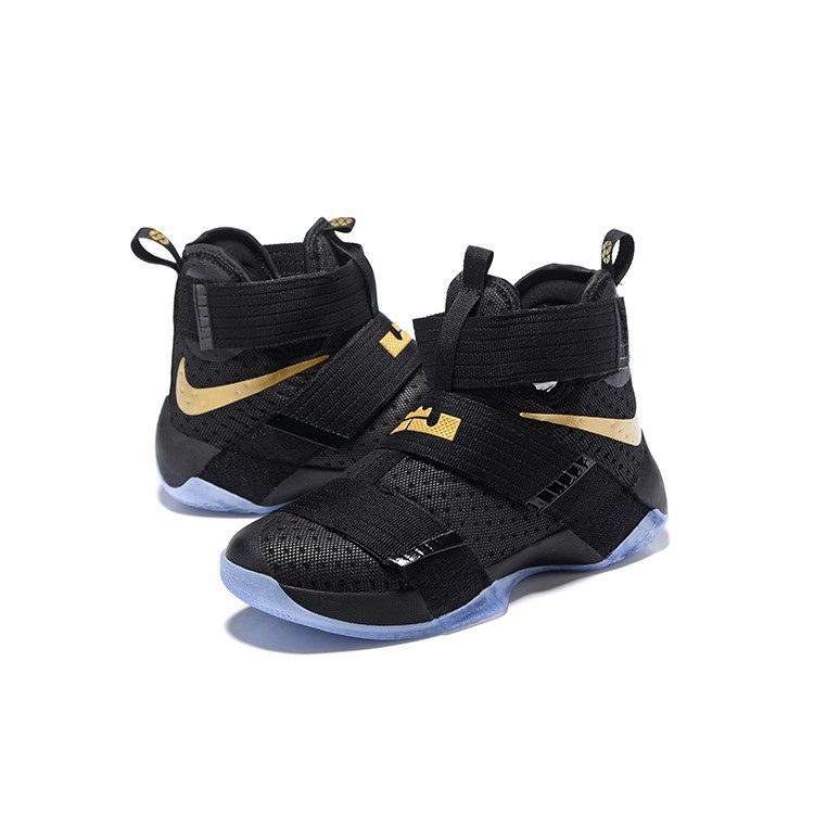 lebron soldier 10 black and yellow