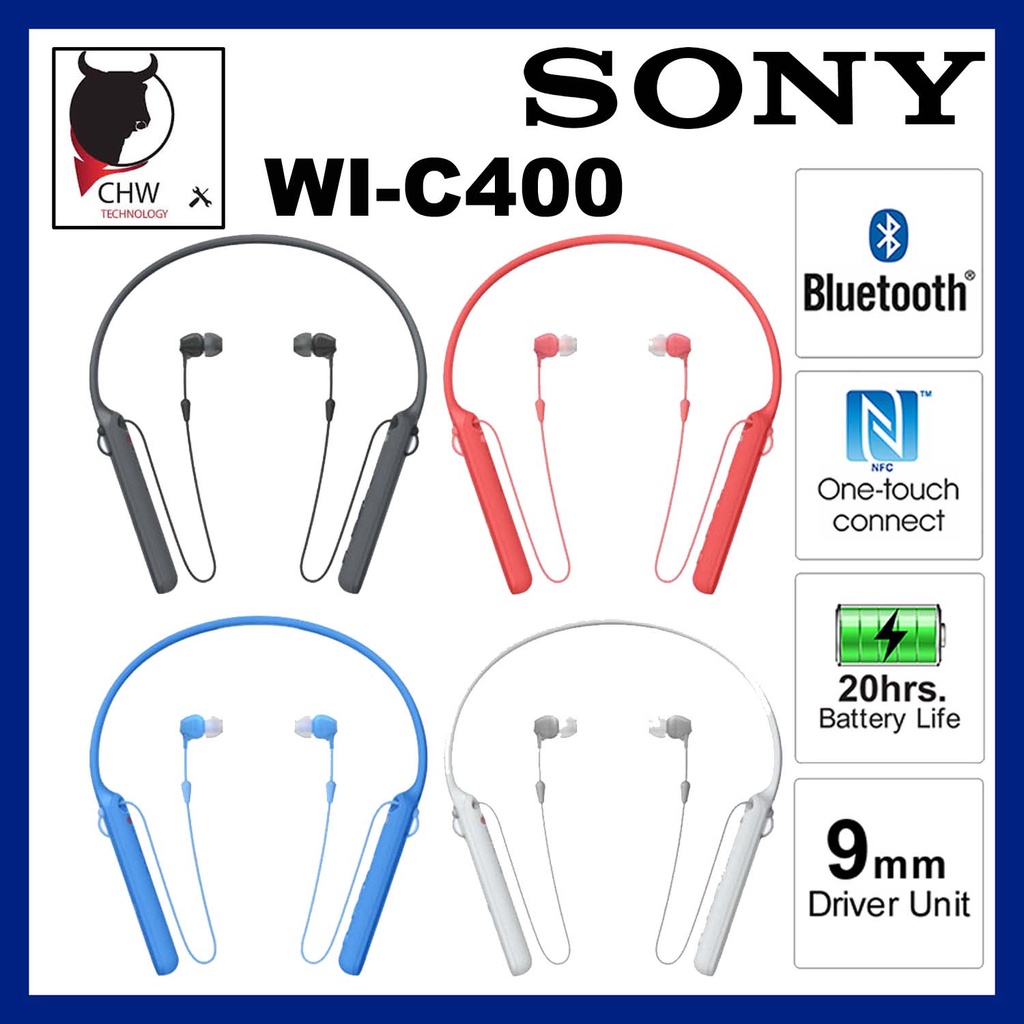SONY WI-C400 WIRELESS IN-EAR HEADPHONES | Shopee Malaysia
