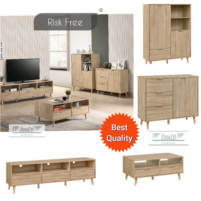 Togo TV Multifunction Storage Display Shoes Coffee Table