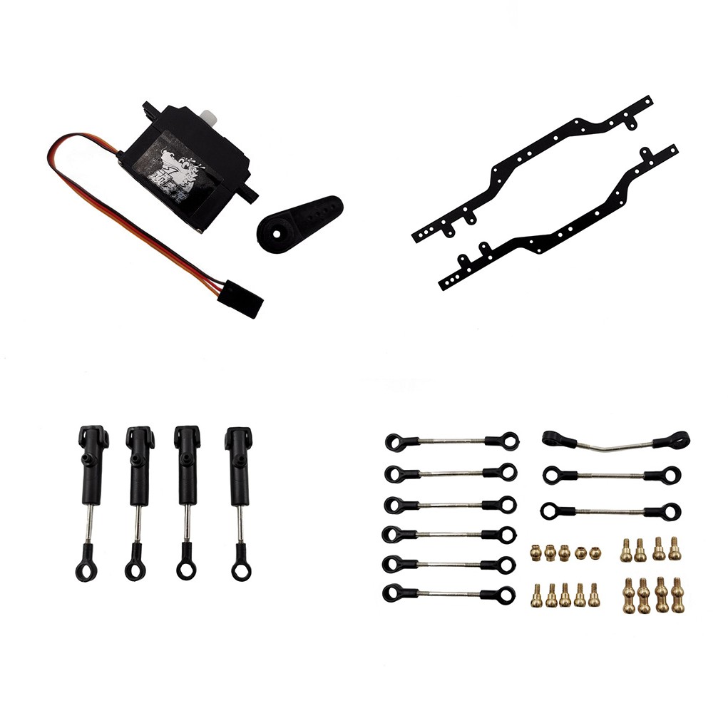 Wpl C34 25g Servo Girder Tie Rod Set Shock Absorbers 1 16 4wd 2 4g Buggy Crawler Off Road Rc Car 2ch Vehicle Models Parts Shopee Malaysia