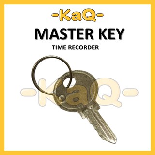 Time Recorder Key / Punch Card Machine Universal Master Key Kunci for Geomaster Aibao MOA Timi ITbox Okyo UMei Wemax