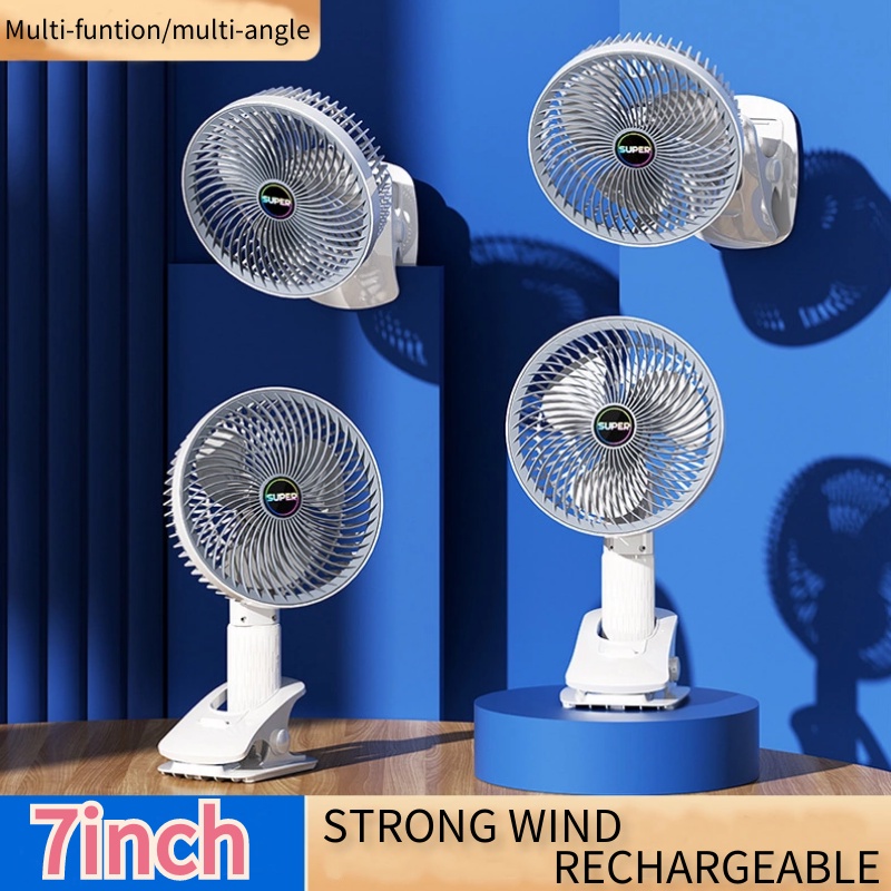 Kipas Mini Portable Fan Table Fan Desktop Fan Handheld fan Clip fan