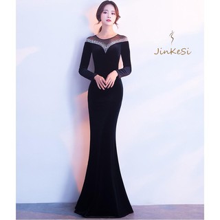 velvet formal gown