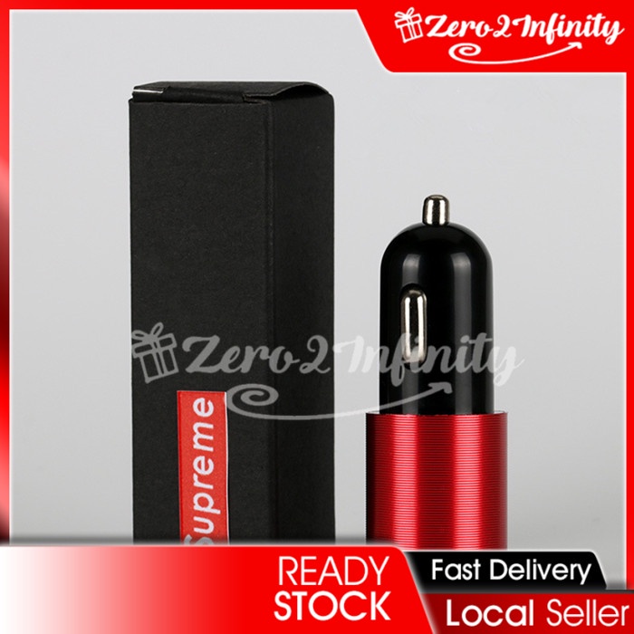 【Z2I】Dual USB Car Phone Charger Adapter Quick Charge 2.4A LED Indicator