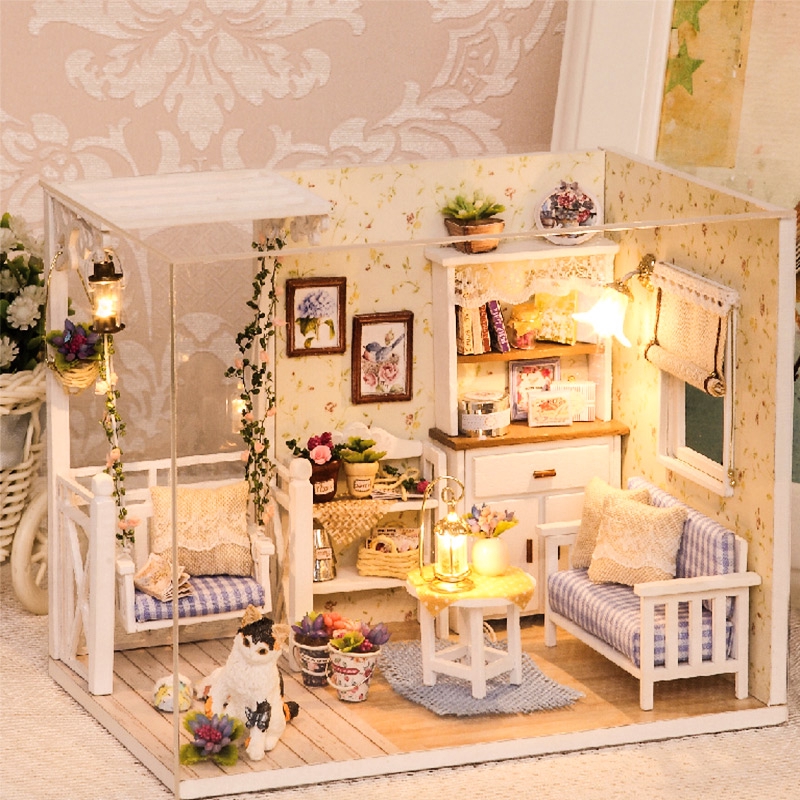 diy miniature magical unicorn dollhouse room