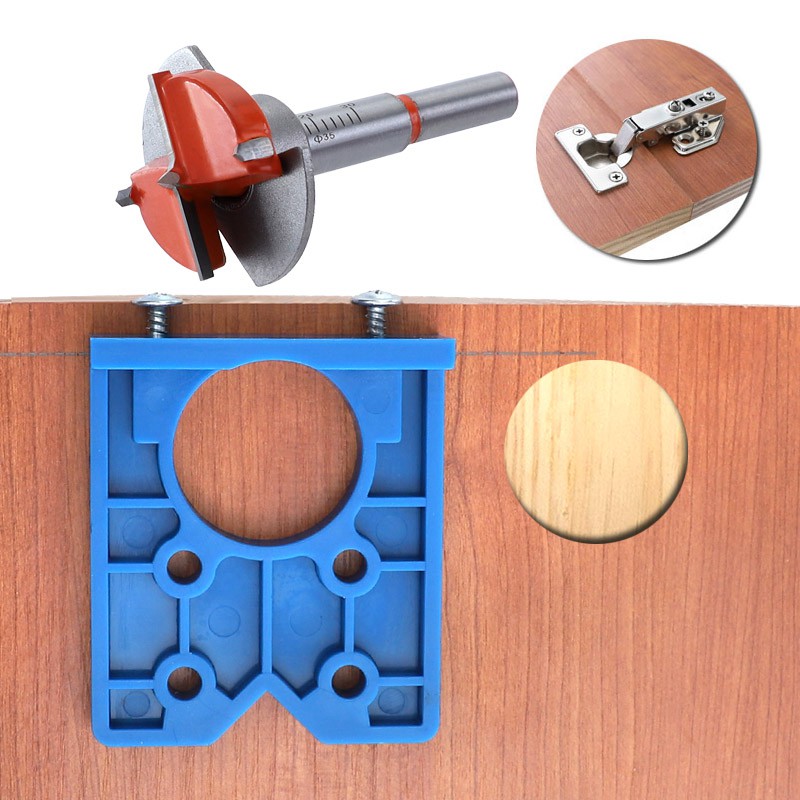 Repair Heavy 35mm Hinge Jig Locator Concealed Cabinet Door Hole Drilling Hardware Tool
 DIY Craft - Image 4