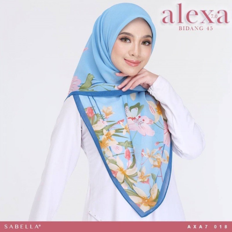 Sabella Tudung Bawal Alexa | Shopee Malaysia