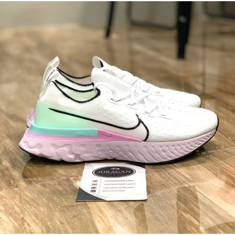 nike react infinity run flyknit lilac