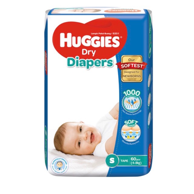 huggies taped diapers for newborn