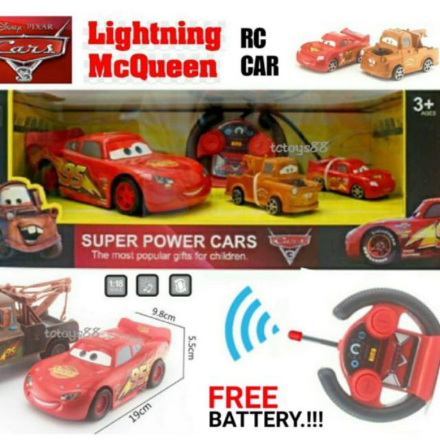 lightning mcqueen remote control vehicle