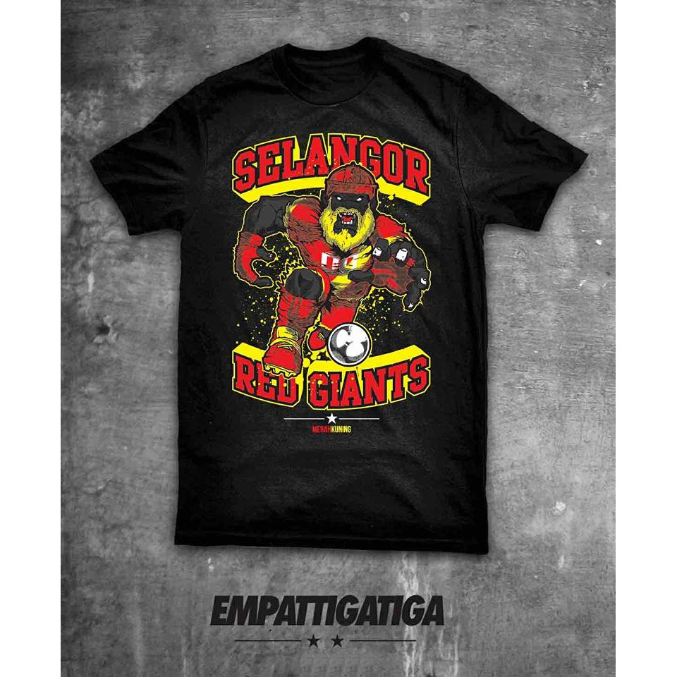 Stock Clearance Selangor Red Giant Football Fan Club Ultras T Shirt Shopee Malaysia