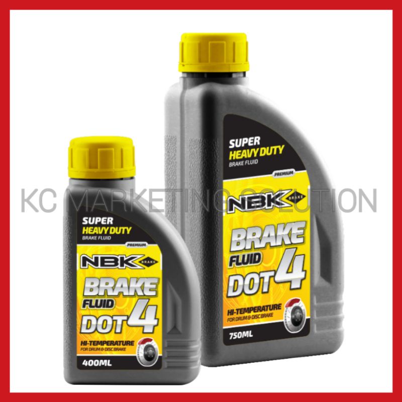 NBK DOT 4 Brake Fluid 750ml (For Drums & Disc Brakes) | Shopee Malaysia