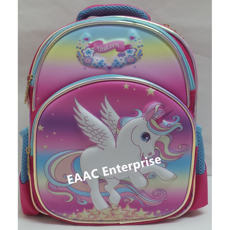 beg sekolah unicorn