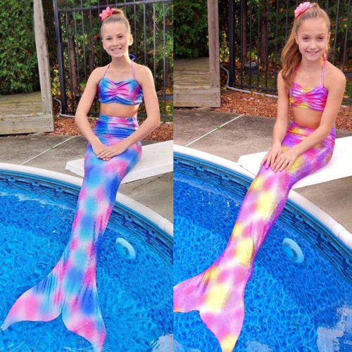 mermaid tail swimming costume