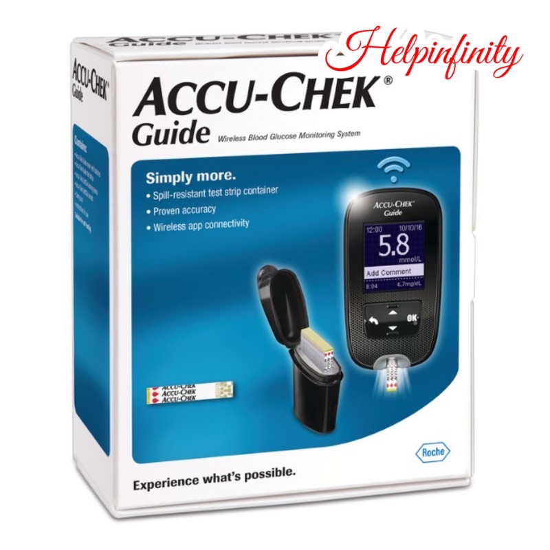 Accu Chek Guide Meter FREE 50s Test Strips / Accu Chek Guide Meter