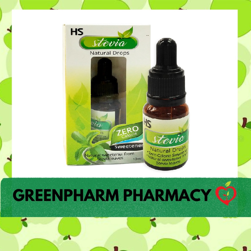 HS Stevia Natural Drops 10ml Shopee Malaysia