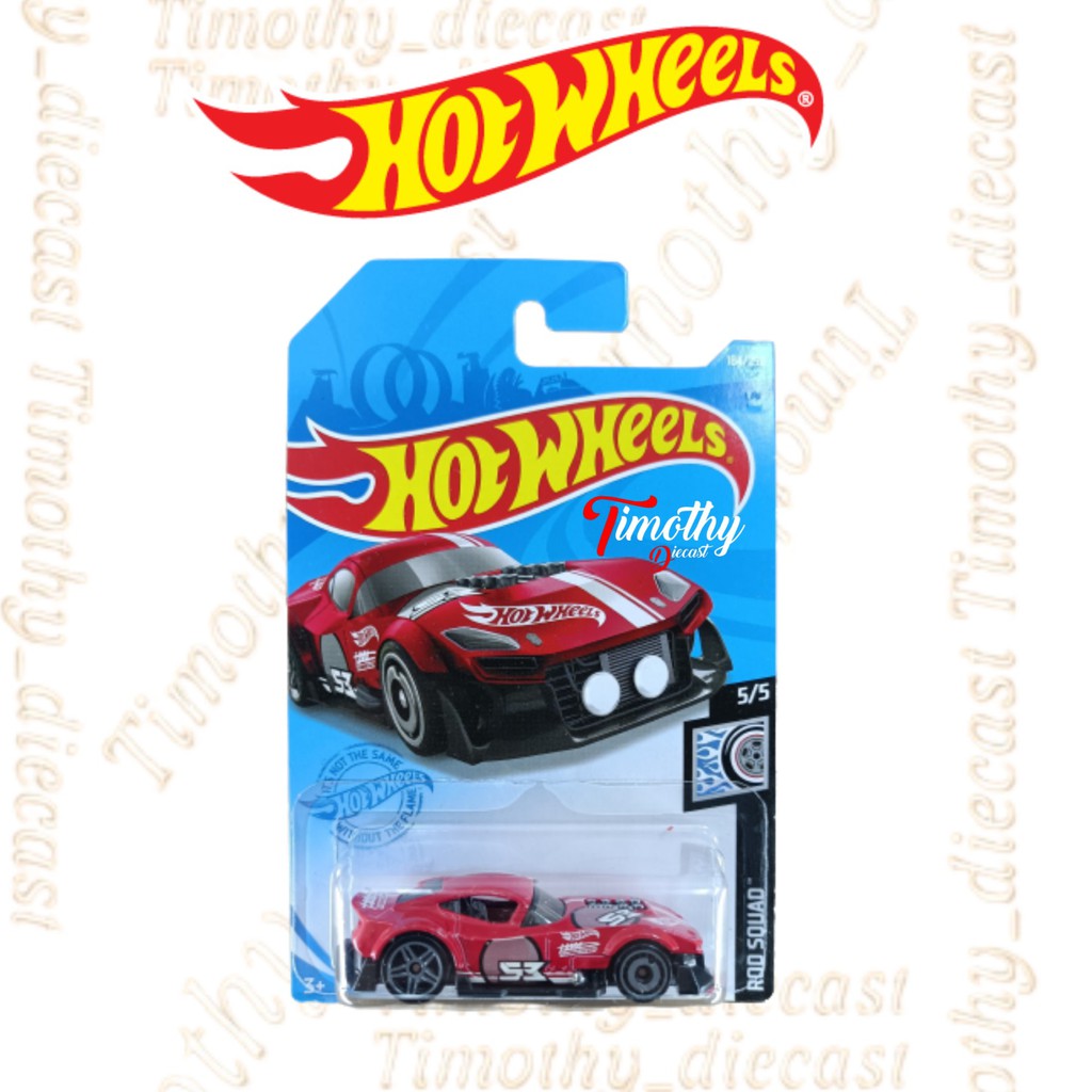 MERAH Hot Wheels Muscle And Blown Red Timothy Diecast Lote Q 2021