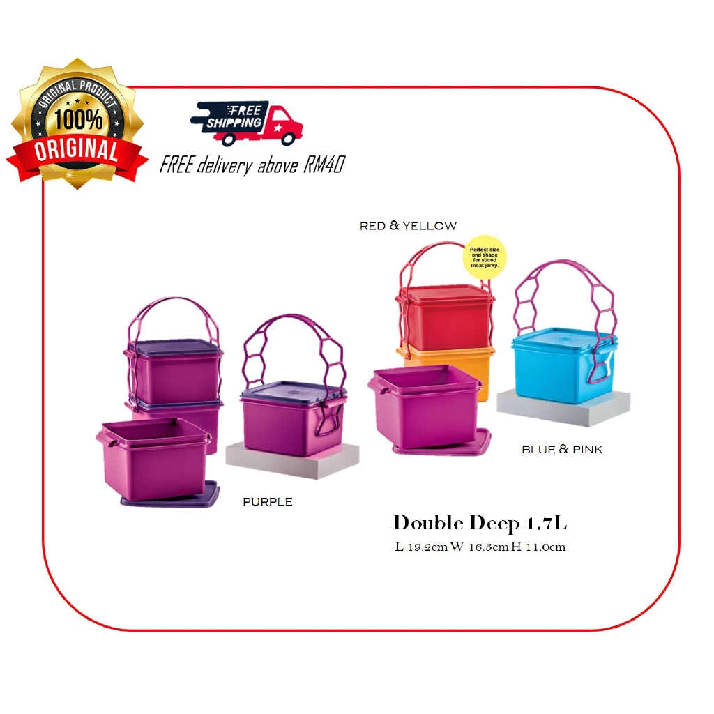 Tupperware Double Deep with Cariolier Multi Layer Food ...