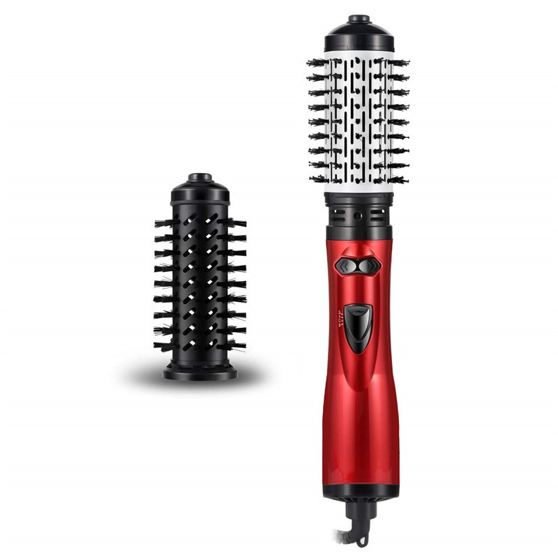 One Step Auto-rotating Hair Dryer Brush Hot Air Brush with 2 Brushes |  Shopee Malaysia