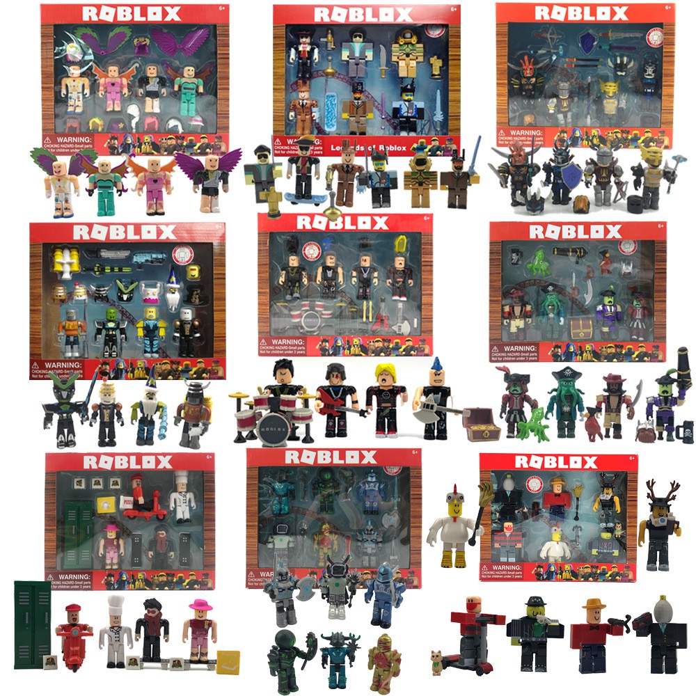 Roblox Figure Miniature Set Block Minecraft Survival Game Collection ...