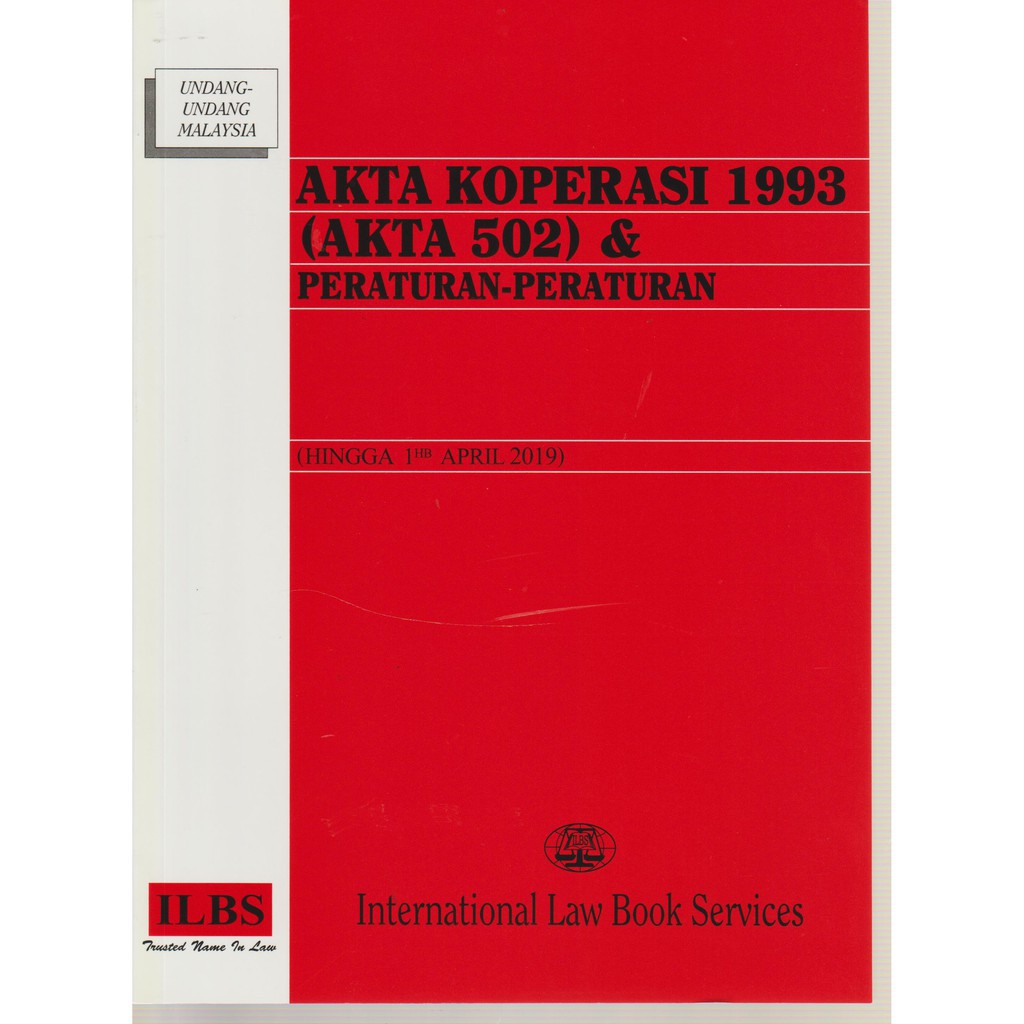 AKTA KOPERASI 1993 [AKTA 502] u0026 PERATURAN PERATURAN  Shopee Malaysia