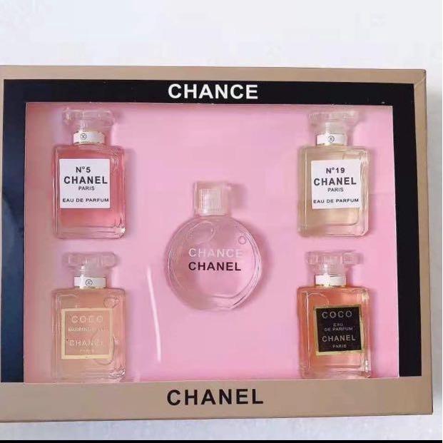 Chanel 5 In 1 Perfume Women Minyak Wangi Set Gift Perempuan Perfume ...