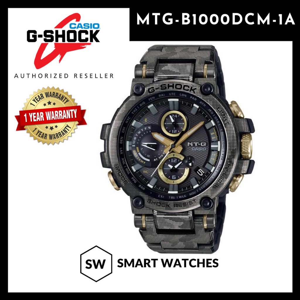 Casio G Shock Mtg B1000dcm 1a Limited Edition Metal Camouflage Men Watch Original Free Shipping Shopee Malaysia